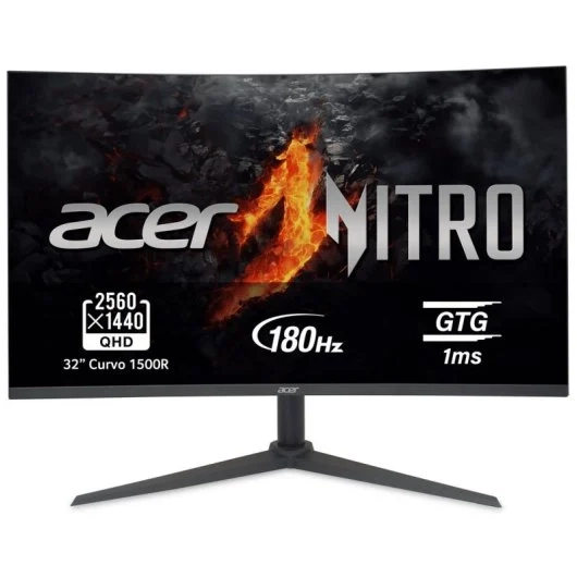 Monitor Acer Nitro XZ320QU S3 31.5" LED VA QHD 180Hz Curva